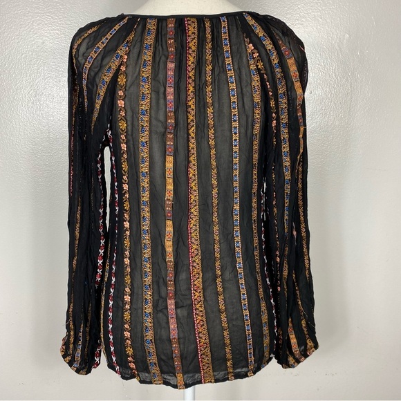 Sundance sheer embroidered blouse - Picture 3 of 7